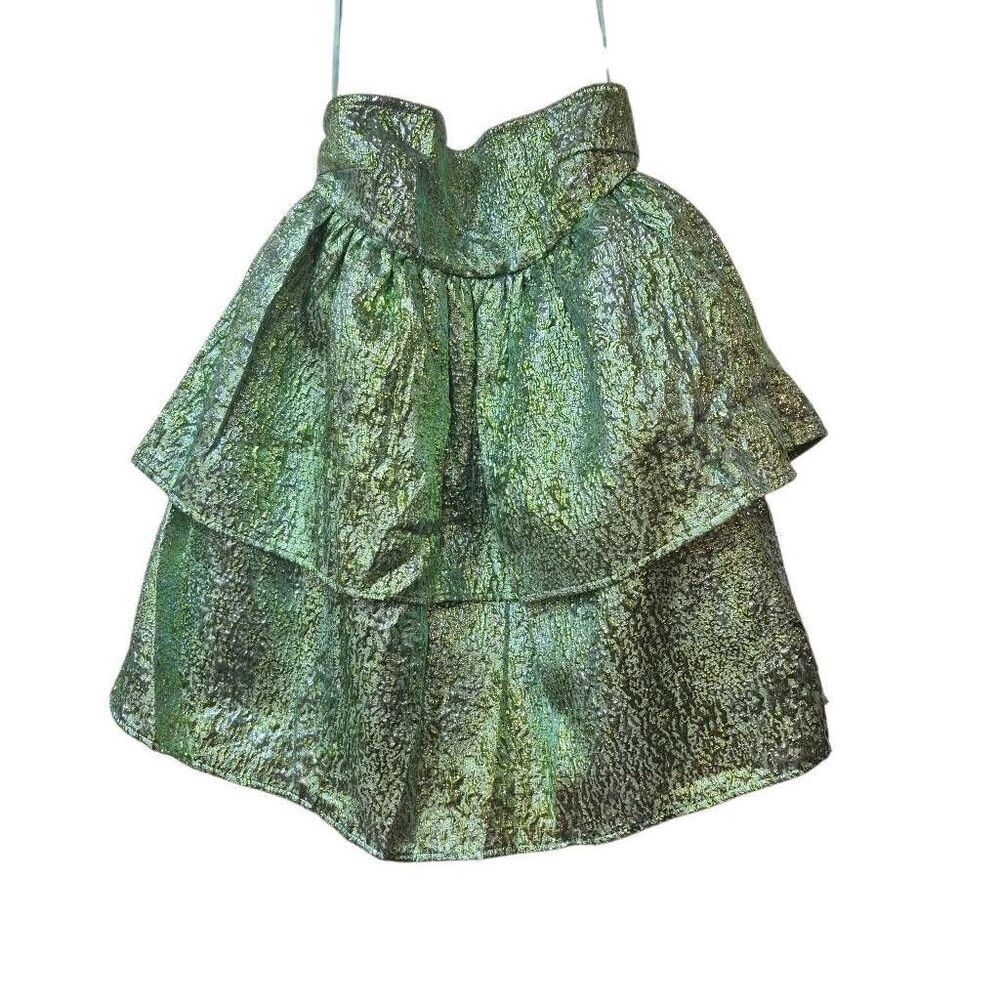 Green Strapless Mini Dress - Picture 10 of 16